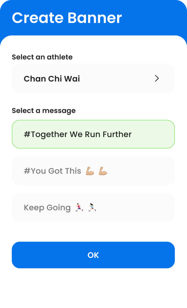 Cheer for your friends and share happiness